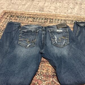 Silver Jeans Women's Boot Cut in Dark Blue